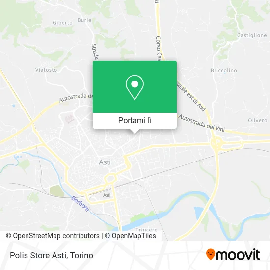 Mappa Polis Store Asti