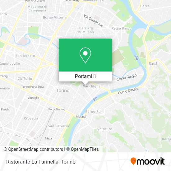 Mappa Ristorante La Farinella