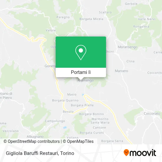 Mappa Gigliola Baruffi Restauri