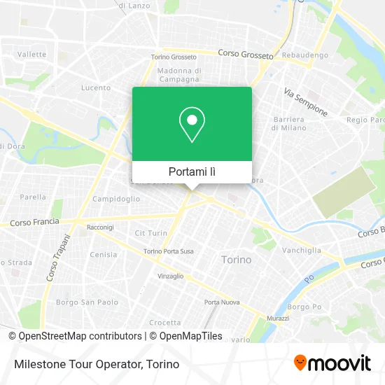 Mappa Milestone Tour Operator
