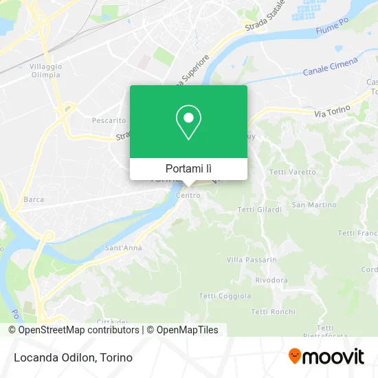 Mappa Locanda Odilon