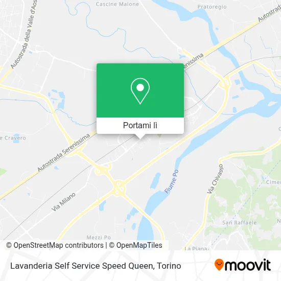 Mappa Lavanderia Self Service Speed Queen
