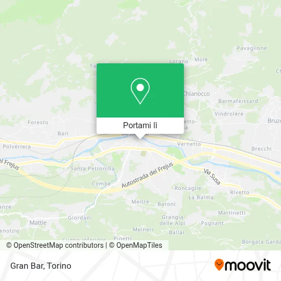 Mappa Gran Bar