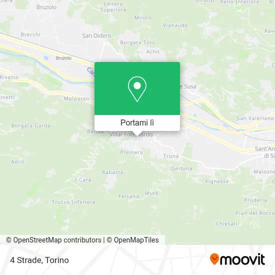 Mappa 4 Strade