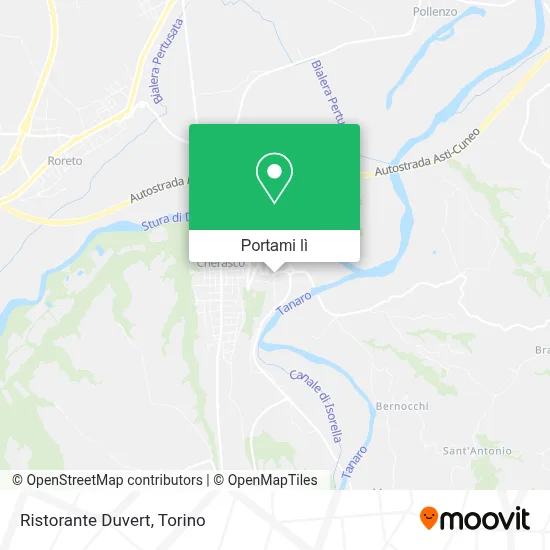 Mappa Ristorante Duvert