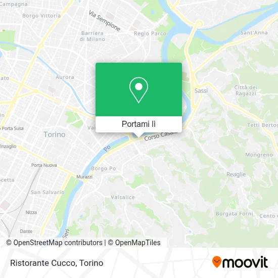 Mappa Ristorante Cucco
