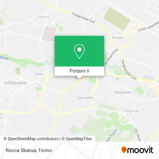 Mappa Rocca Sbarua