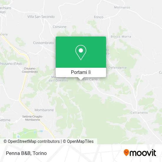 Mappa Penna B&B