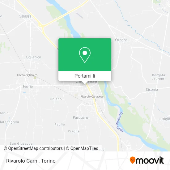 Mappa Rivarolo Carni