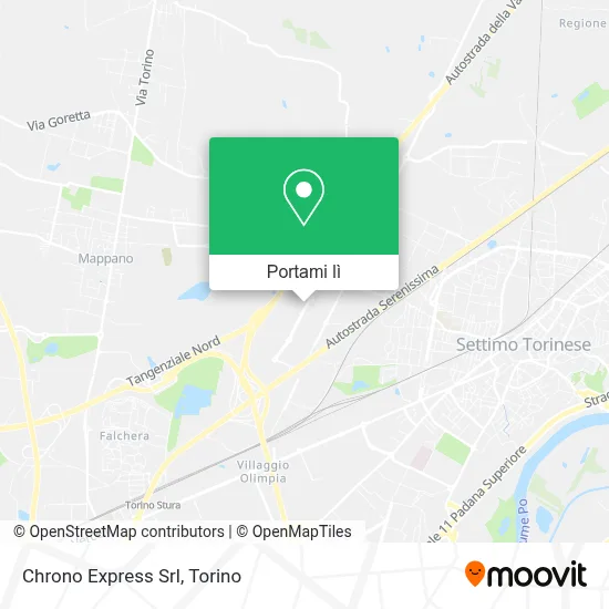Mappa Chrono Express Srl