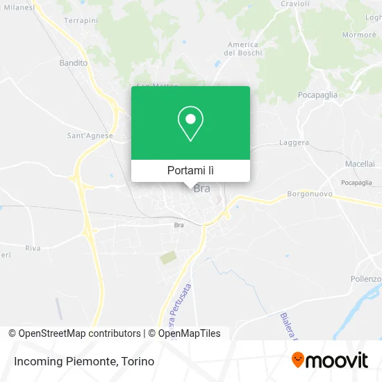 Mappa Incoming Piemonte