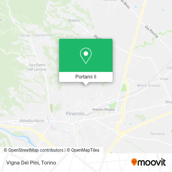 Mappa Vigna Dei Pini