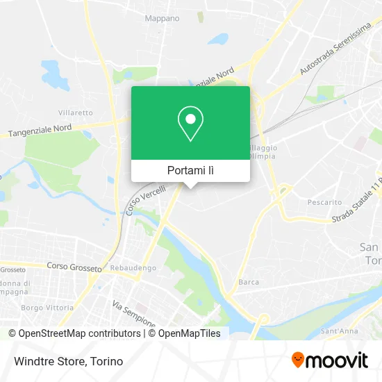 Mappa Windtre Store