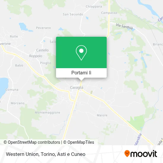 Mappa Western Union