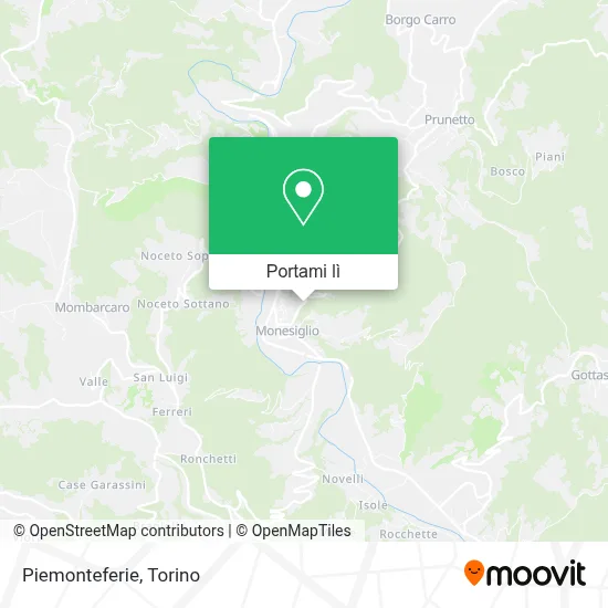 Mappa Piemonteferie