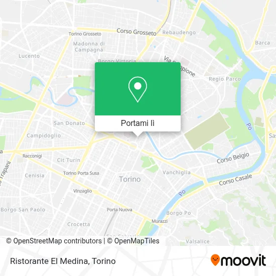 Mappa Ristorante El Medina