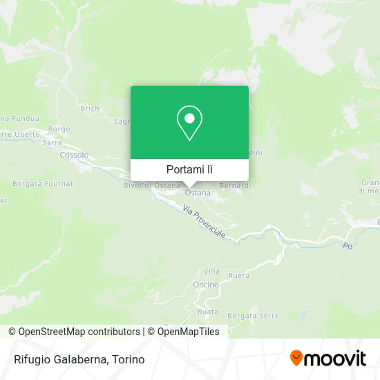 Mappa Rifugio Galaberna