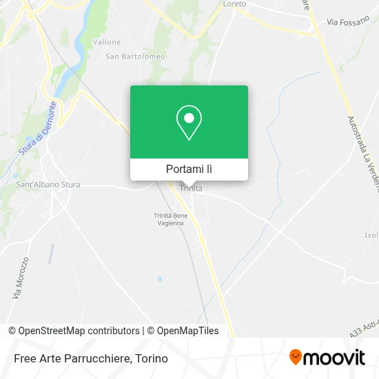 Mappa Free Arte Parrucchiere