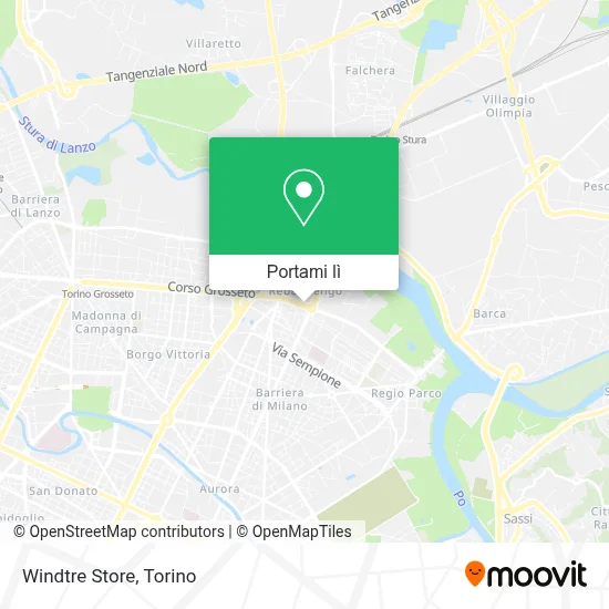 Mappa Windtre Store