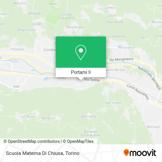 Mappa Scuola Materna Di Chiusa
