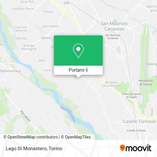 Mappa Lago Di Monastero