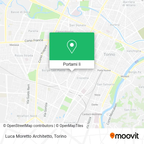 Mappa Luca Moretto Architetto