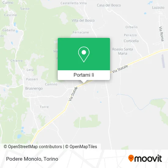 Mappa Podere Monolo