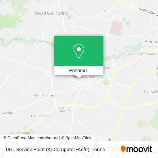 Mappa DHL Service Point (Ar Computer -Asfn)