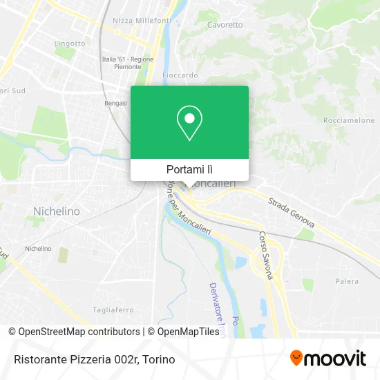 Mappa Ristorante Pizzeria 002r