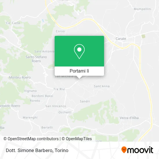 Mappa Dott. Simone Barbero