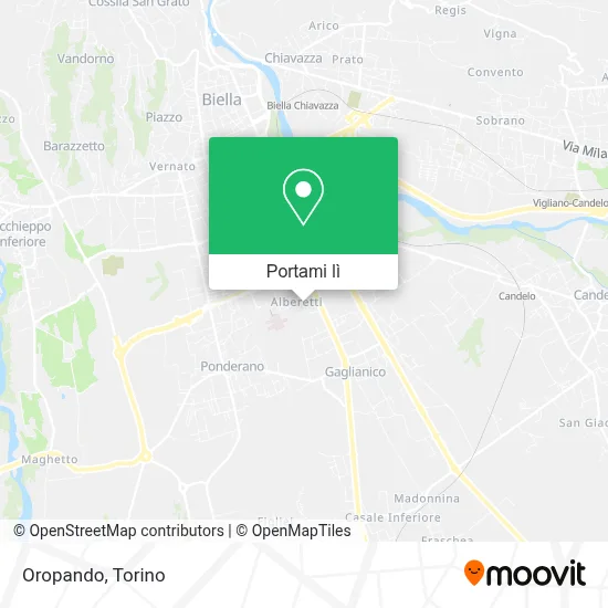 Mappa Oropando
