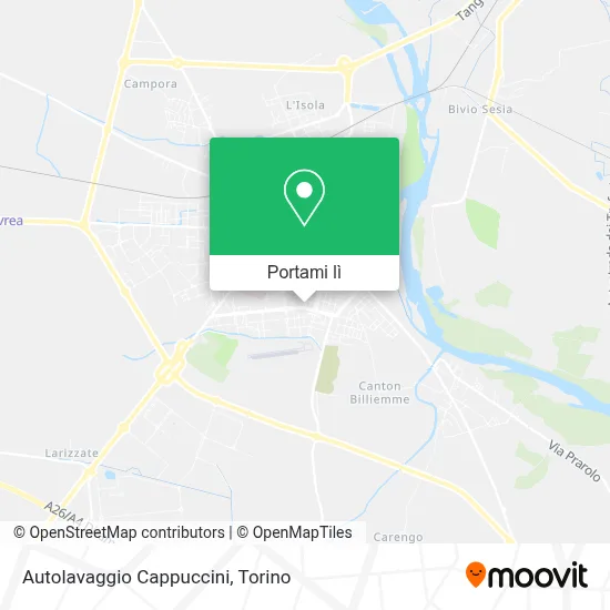 Mappa Autolavaggio Cappuccini