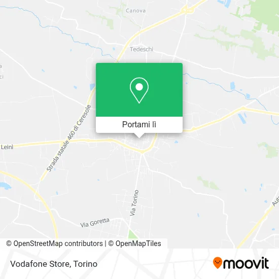 Mappa Vodafone Store