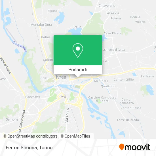 Mappa Ferron Simona