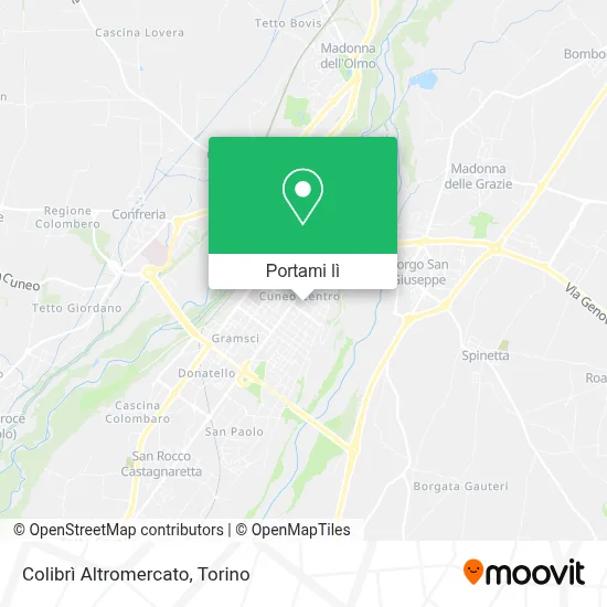 Mappa Colibrì Altromercato