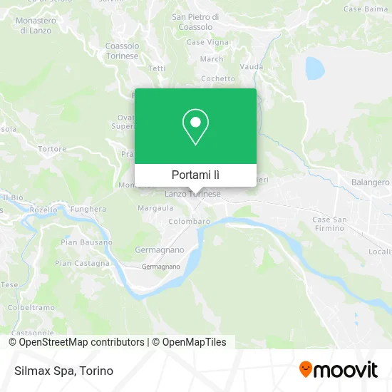 Mappa Silmax Spa
