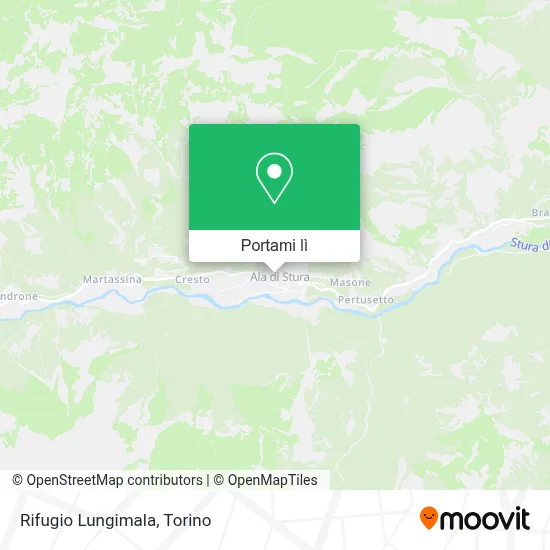 Mappa Rifugio Lungimala