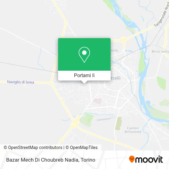 Mappa Bazar Mech Di Choubreb Nadia