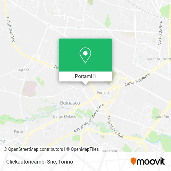 Mappa Clickautoricambi Snc