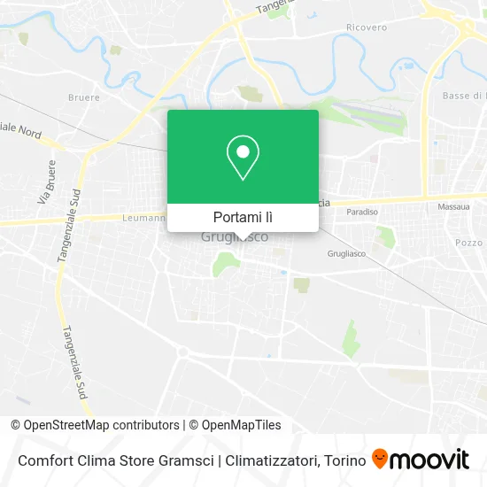 Mappa Comfort Clima Store Gramsci | Climatizzatori
