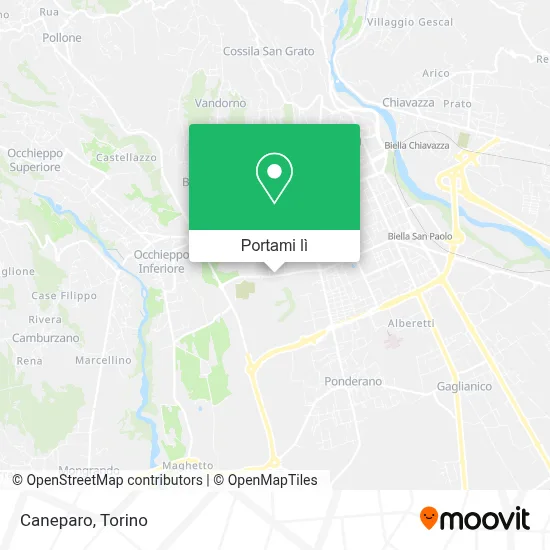 Mappa Caneparo