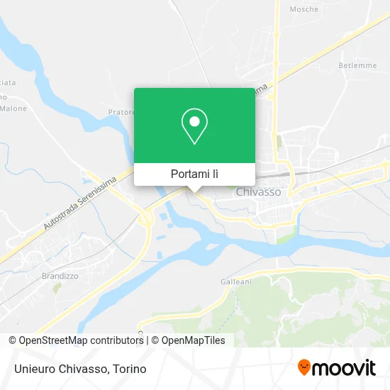 Mappa Unieuro Chivasso