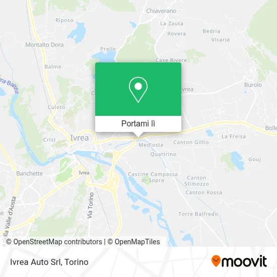 Mappa Ivrea Auto Srl
