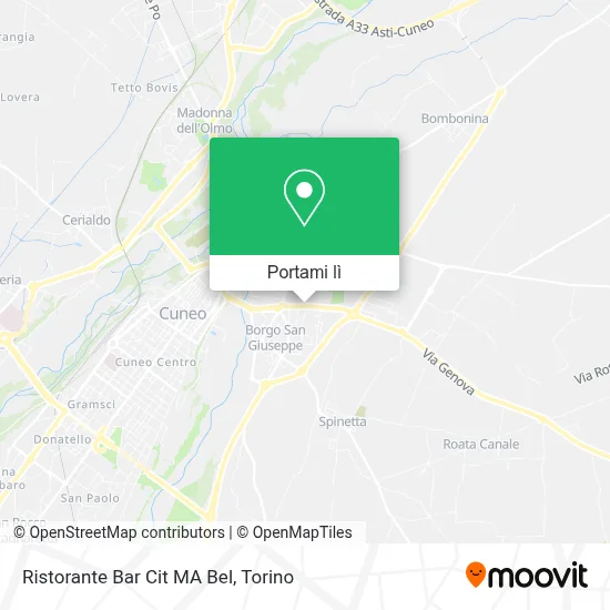 Mappa Ristorante Bar Cit MA Bel
