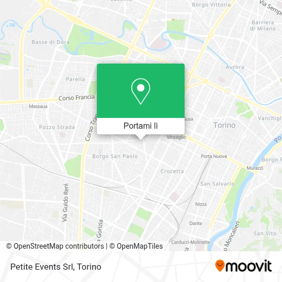 Mappa Petite Events Srl