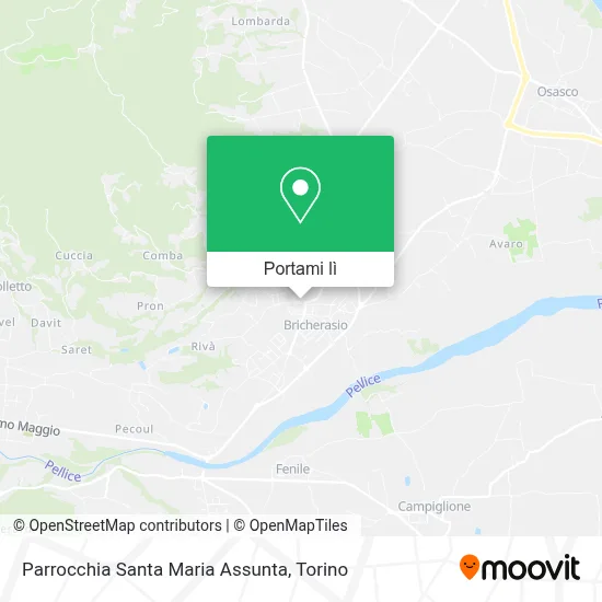 Mappa Parrocchia Santa Maria Assunta