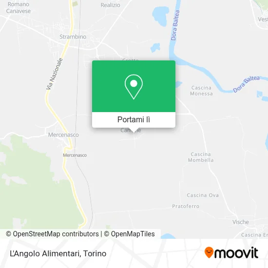 Mappa L'Angolo Alimentari