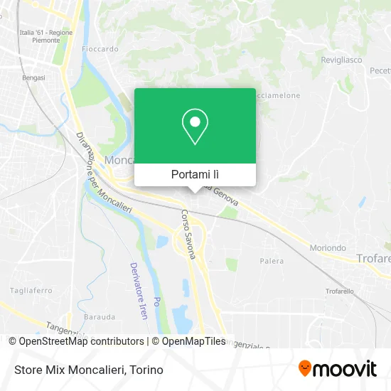 Mappa Store Mix Moncalieri