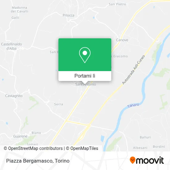 Mappa Piazza Bergamasco