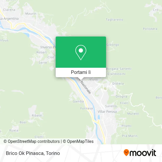 Mappa Brico Ok Pinasca